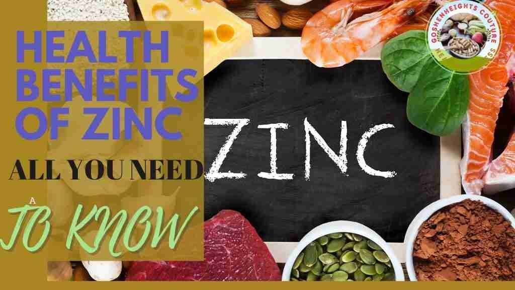 BENEFITS OF ZINC AND ALL YOU NEED TO KNOW
