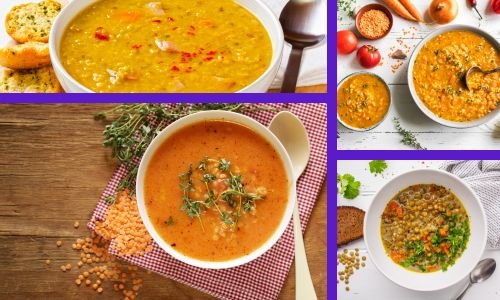 organic diet plan .lentil soup