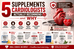 5 supplements cardiologist recommend and why