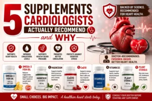 5 supplements cardiologist recommend and why