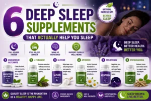 6 Deep sleep supplements that actually help you sleep