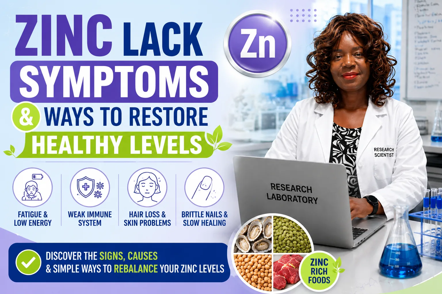 Read more about the article Zinc Deficiency Symptoms and Ways to Restore Healthy Levels: