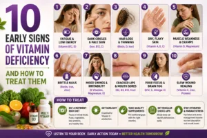 10 signs of vitamin deficiency and what to do