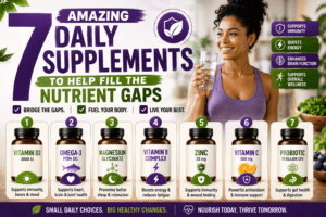 7 amazing daily supplements to fill nutrient gab
