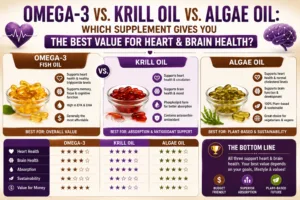 Omega-3 vs. Krill Oil vs. Algae Oil Which Supplement Gives You the Best Value