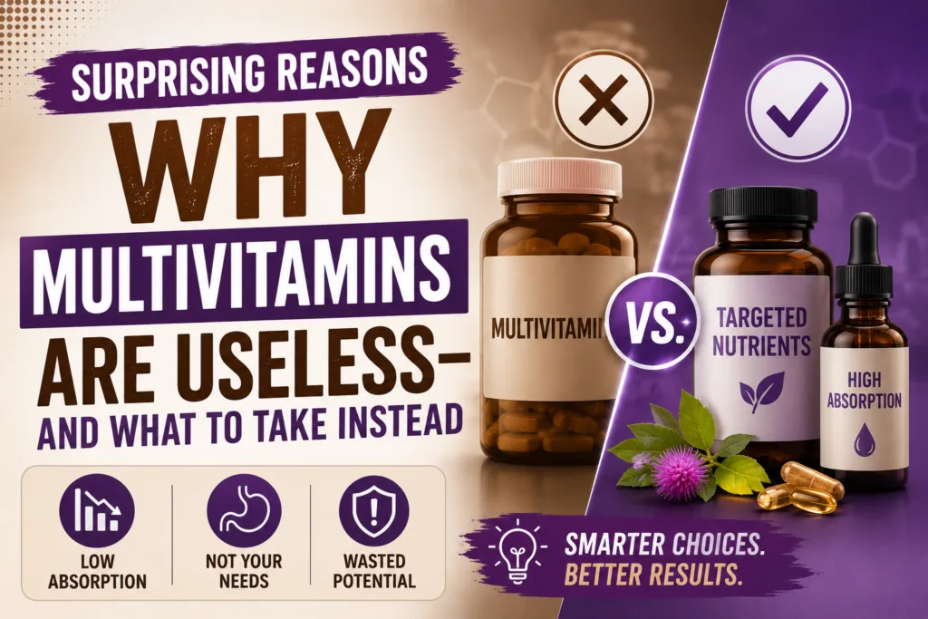suprising reasons why multivitamins are useless and what to do instead