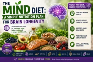 The MIND diet a simple nutrition for Brain Longivity